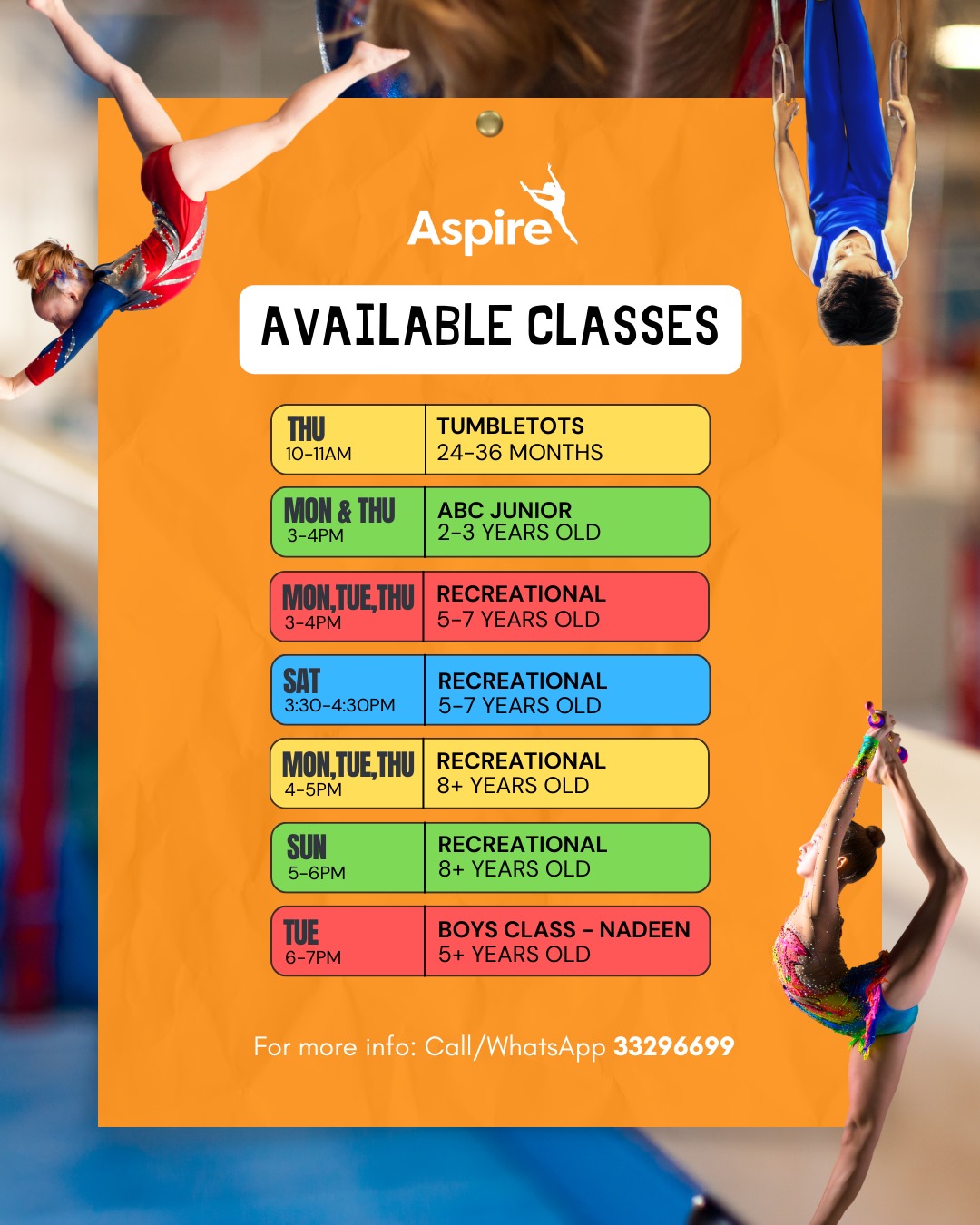 Gymnastics Classes In Bahrain